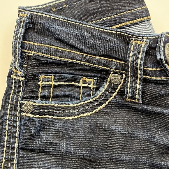 Silver Jeans Tuesday Skinny Crop Low Rise Size 25 - Picture 13 of 16